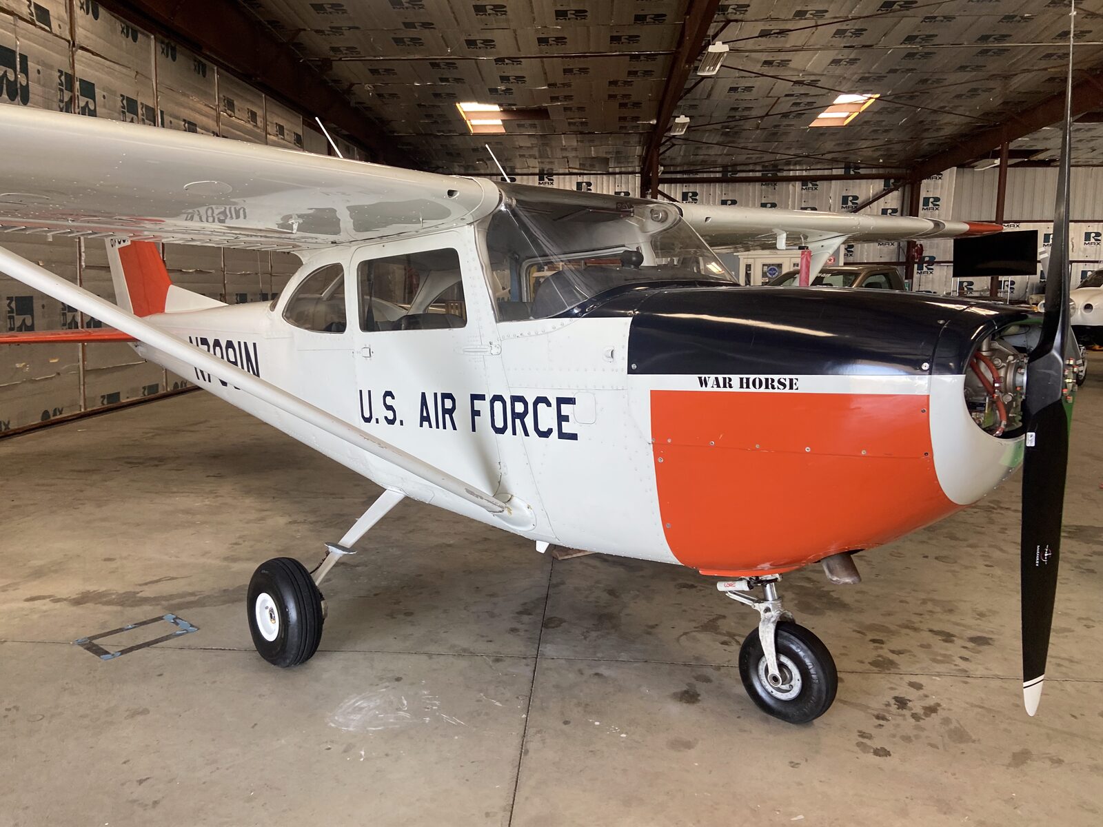 Aircraft detailed and staged for sale — concours-level finish, hangar-ready