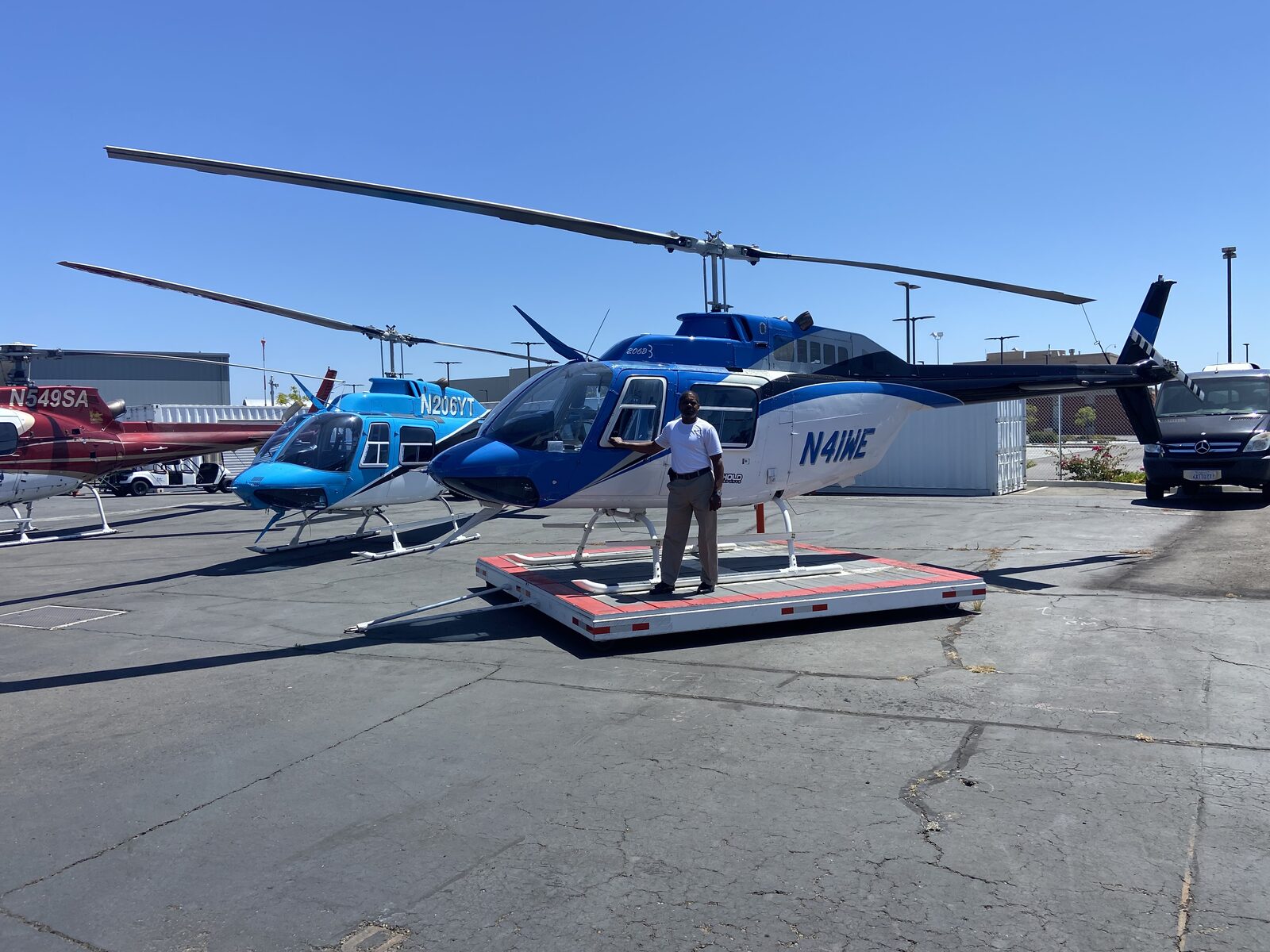 Bell Helicopter on the Ramp